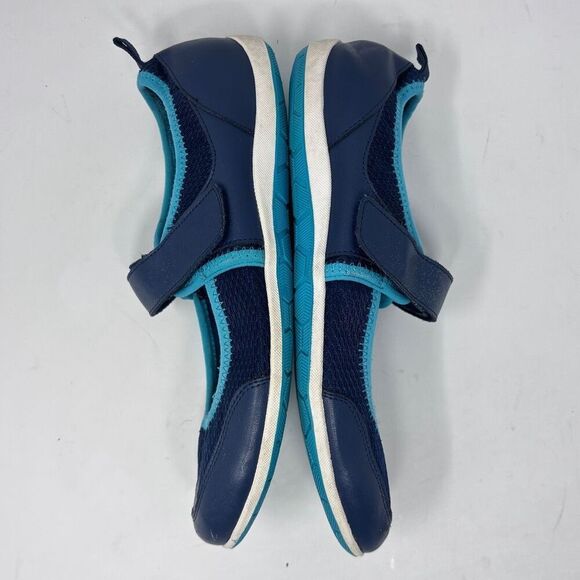 Vionic Navy Blue Orthaheel Technology Ailie Hook & Loop Mary Jane Sneakers 7.5 - Picture 6 of 8